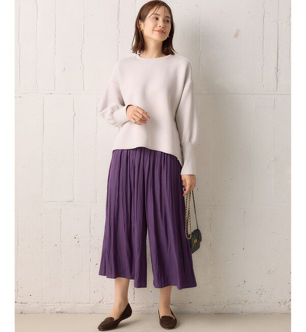 組曲「【秋色追加！大人気定番アイテム】ギャザーライトデシン パンツ」|その他|