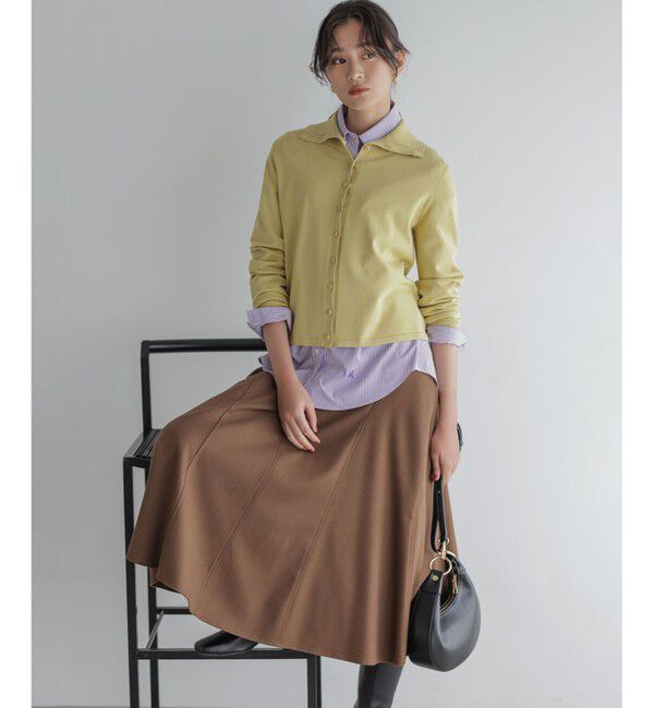 組曲「ツイル起毛フレア スカート」|スカート|