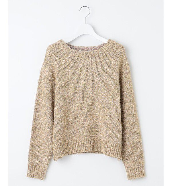 自由区「【洗える】ラメブークレ ニット」|ニット・セーター|