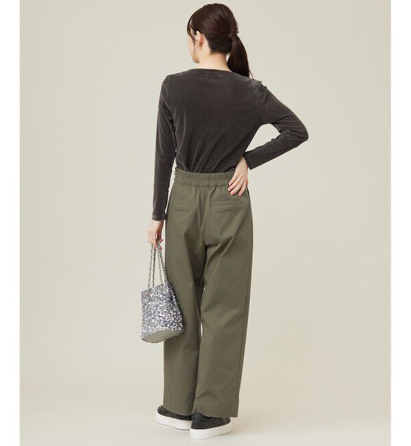 any SiS「【洗える】チュールベロア プルオーバー」|Tシャツ・カットソー|