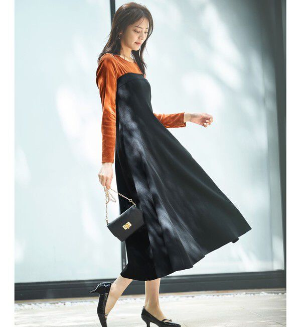 any SiS「【洗える】チュールベロア プルオーバー」|Tシャツ・カットソー|