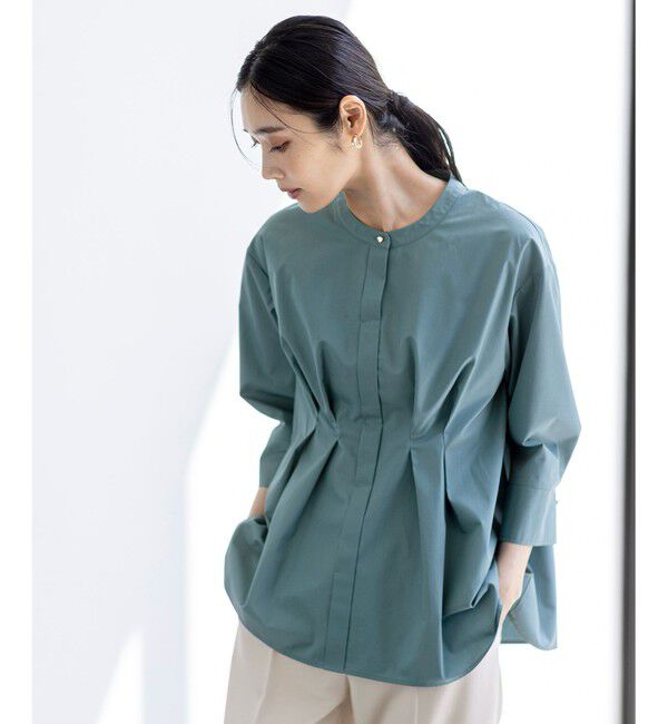 ANY SIS「ウエストタックチュニック ブラウス」|シャツ・ブラウス|