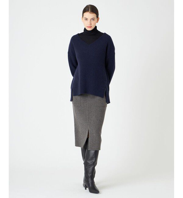 BEIGE,「VARENNE / オーバーサイズニット」|ニット・セーター|