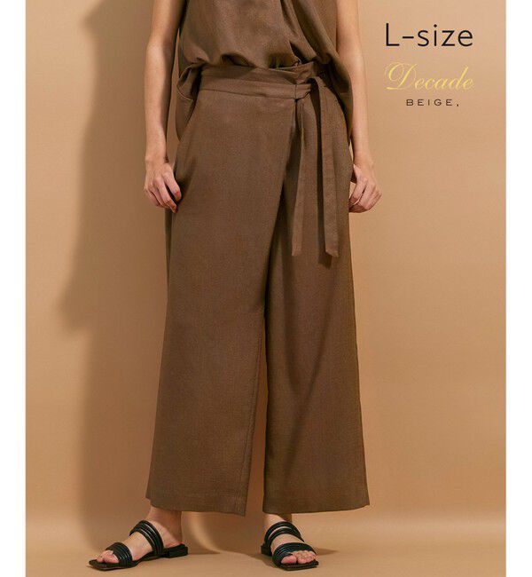 BEIGE,「【L-size】CAROLE / デザインパンツ」|その他|Mocha