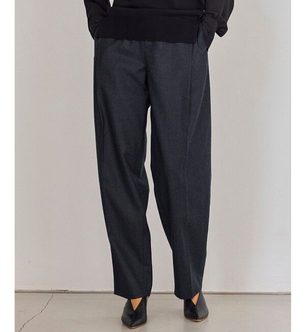 BEIGE,「BOSQUET / ウールカービータックパンツ」|その他|C.Gray