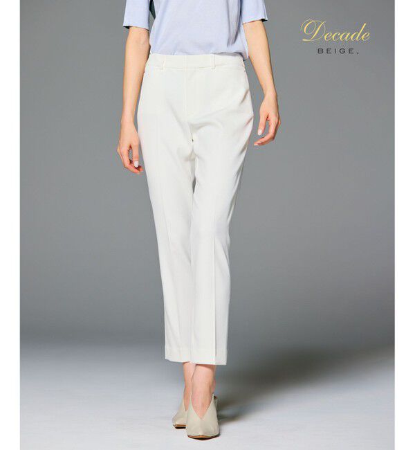 BEIGE,「【セットアップ対応】LUIZA / クロップドパンツ」|その他|White