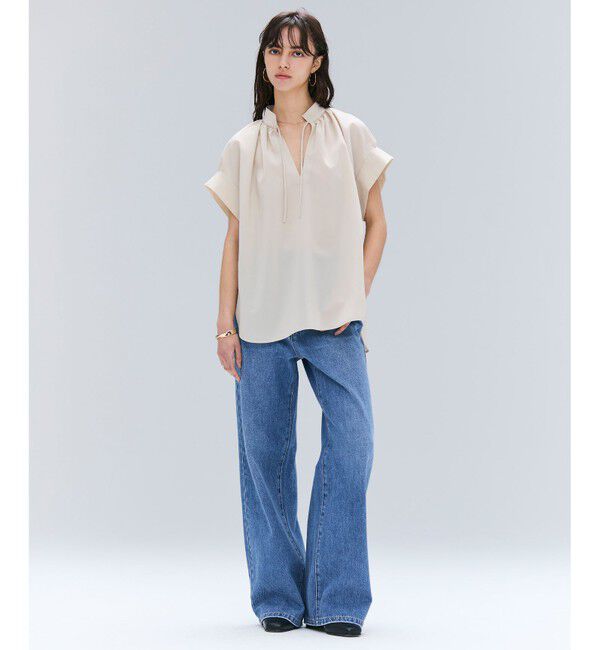 BEIGE,「【洗える】NAVIGLIO / フルレングスデニムバギーパンツ」|その他|