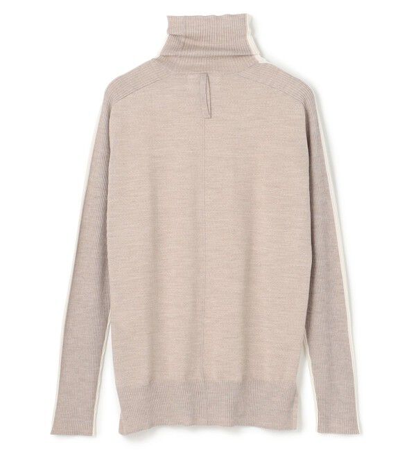 BEIGE,「【洗える・VERY NaVY掲載】LA MONNAIE / バイカラーウールタートルニット」|ニット・セーター|