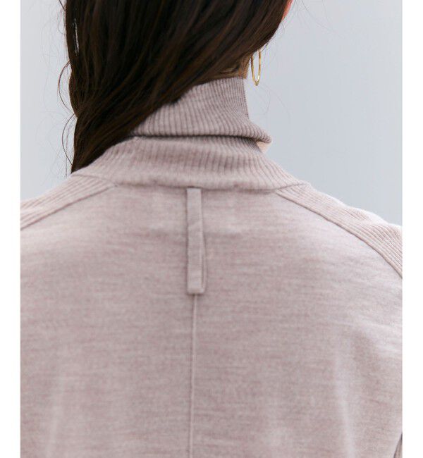 BEIGE,「【洗える・VERY NaVY掲載】LA MONNAIE / バイカラーウールタートルニット」|ニット・セーター|