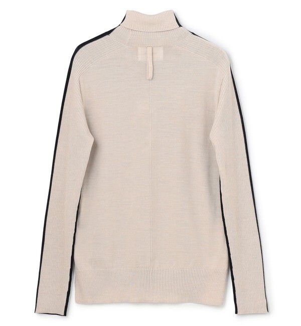 BEIGE,「【洗える・VERY NaVY掲載】LA MONNAIE / バイカラーウールタートルニット」|ニット・セーター|