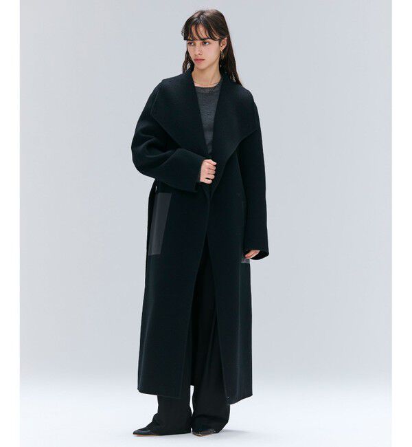 BEIGE,「【Oggi 10月号掲載】COBURN / シルク混2タックカーヴィーワイドパンツ」|その他|