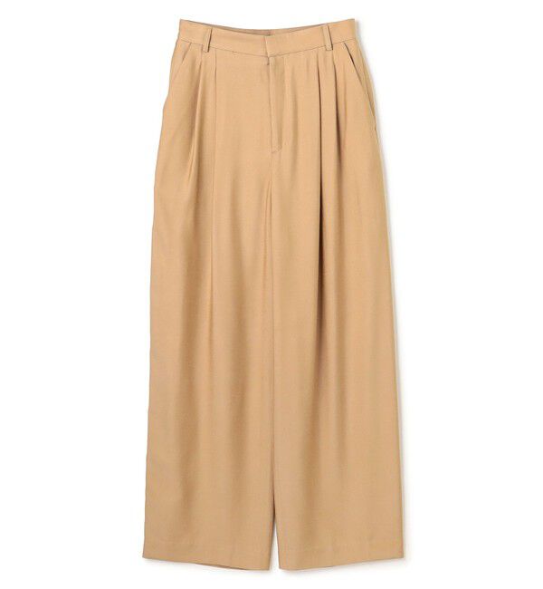 BEIGE,「【Oggi 10月号掲載】COBURN / シルク混2タックカーヴィーワイドパンツ」|その他|