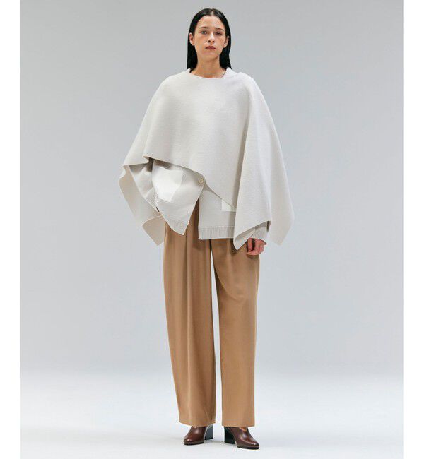 BEIGE,「【Oggi 10月号掲載】COBURN / シルク混2タックカーヴィーワイドパンツ」|その他|