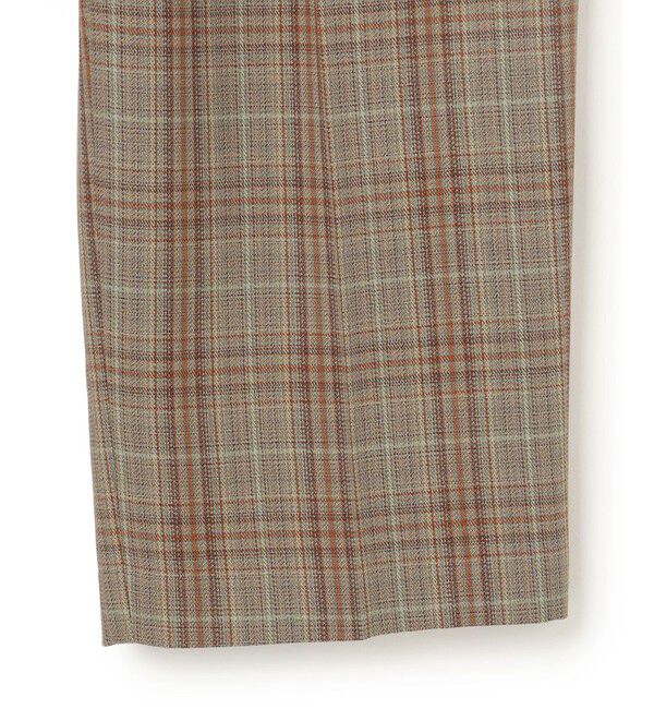 BEIGE,「SELMA / チェックウールハイウエストタックパンツ」|その他|