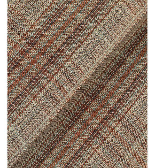 BEIGE,「SELMA / チェックウールハイウエストタックパンツ」|その他|