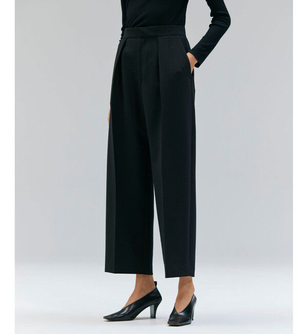 BEIGE,「WASCO / 2WAYストレッチウールタックカービーパンツ」|その他|Black