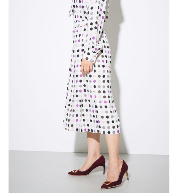 Grace Class「マルチドットプリーツパンツ」|その他|ホワイト