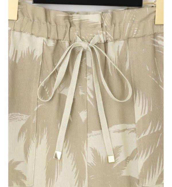  「リネンコットンプリントパンツ」|その他|