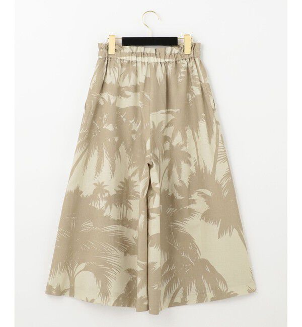  「リネンコットンプリントパンツ」|その他|