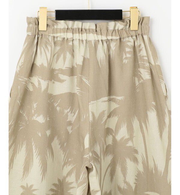  「リネンコットンプリントパンツ」|その他|