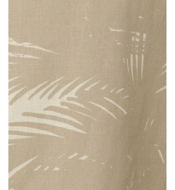  「リネンコットンプリントパンツ」|その他|