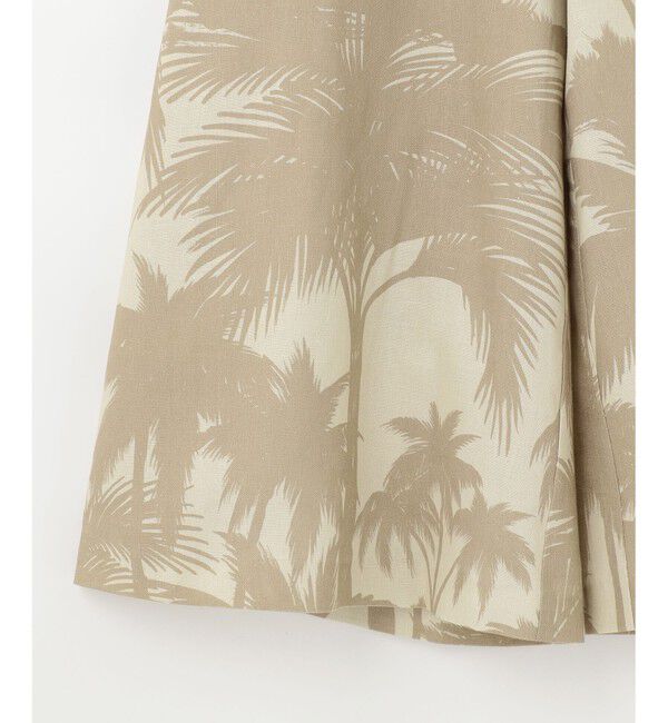  「リネンコットンプリントパンツ」|その他|