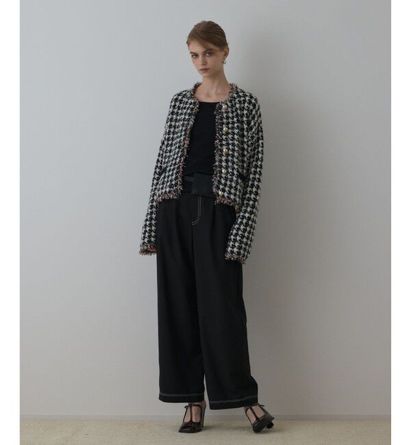 Diagram「タックカーブパンツ」|その他|ブラック