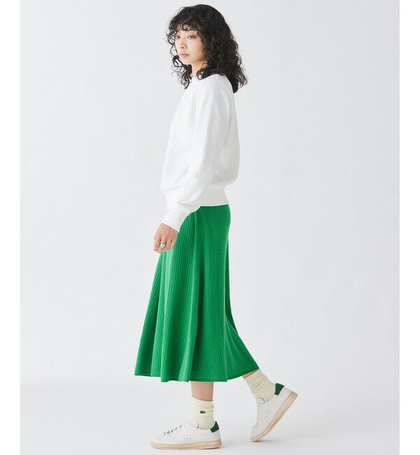 LACOSTE「ブランドネームロゴ刺繍 クルーネックスウェットプルオーバー トレーナー」|スウェット・ジャージ|