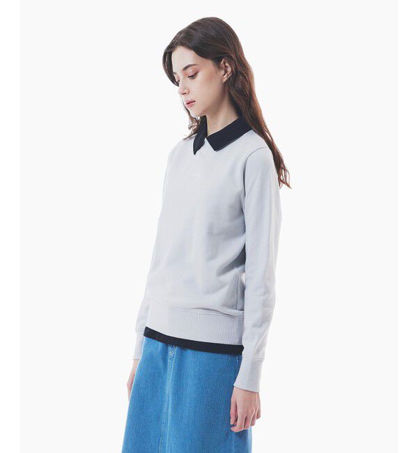 LACOSTE「ブランドネームロゴ刺繍 クルーネックスウェットプルオーバー トレーナー」|スウェット・ジャージ|