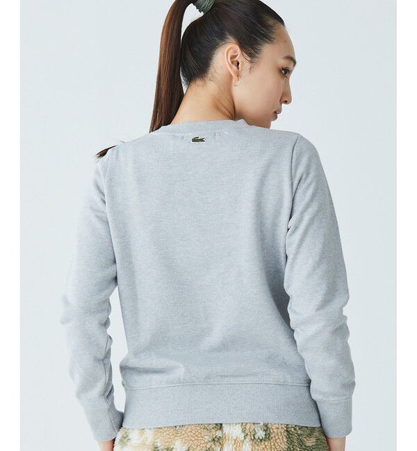 LACOSTE「ブランドネームロゴ刺繍 クルーネックスウェットプルオーバー トレーナー」|スウェット・ジャージ|