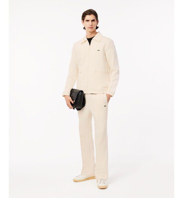 LACOSTE「サイドテーピングスウェットトラックパンツ」|その他|アイボリー