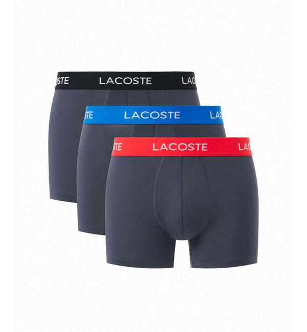 LACOSTE「３パックマイクロファイバートランクボクサーショーツ / ボクサーパンツ」|インナー|