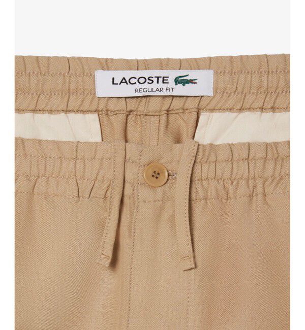 LACOSTE「リネンレーヨンイージーチノパンツ」|その他|