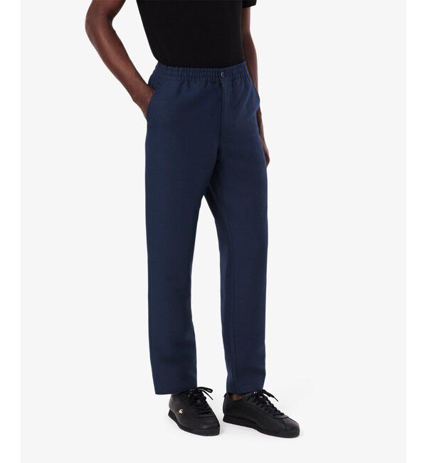 LACOSTE「リネンレーヨンイージーチノパンツ」|その他|ネイビー