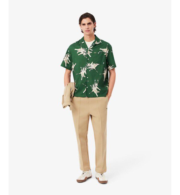 LACOSTE「サイドテーピングダブルフェイススェットパンツ」|その他|