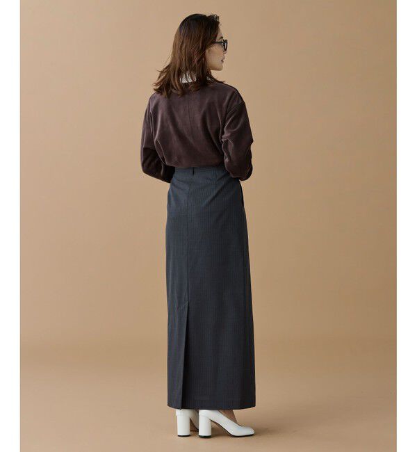 LACOSTE「ルーズシルエット サイドスリット ベロアポロシャツ」|ポロシャツ|