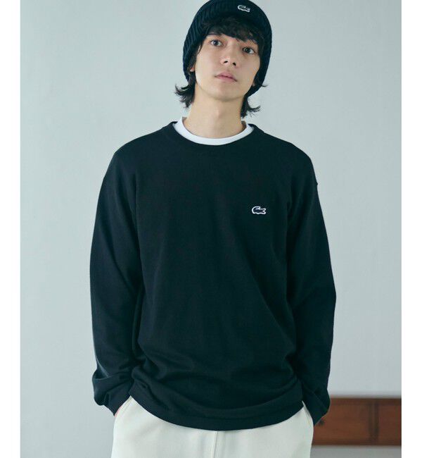 LACOSTE「サスティナブルニットTシャツ」|Tシャツ・カットソー|