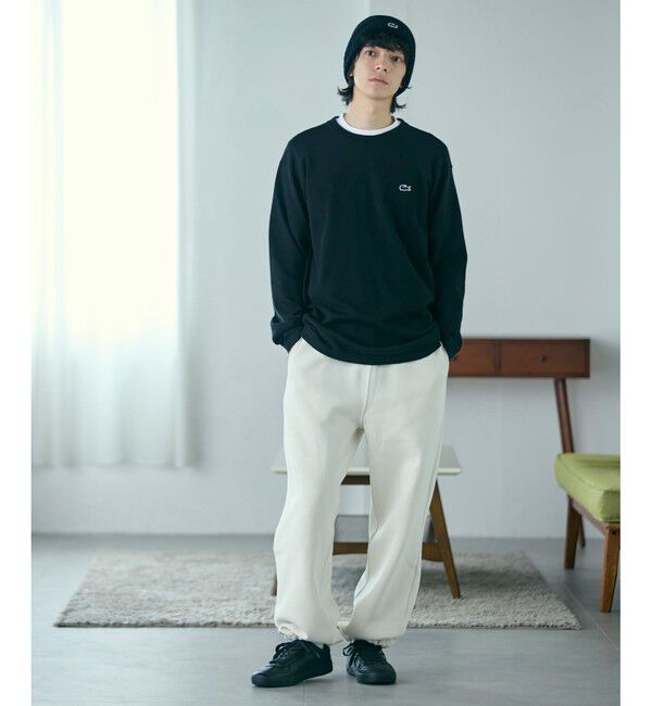 LACOSTE「サスティナブルニットTシャツ」|Tシャツ・カットソー|