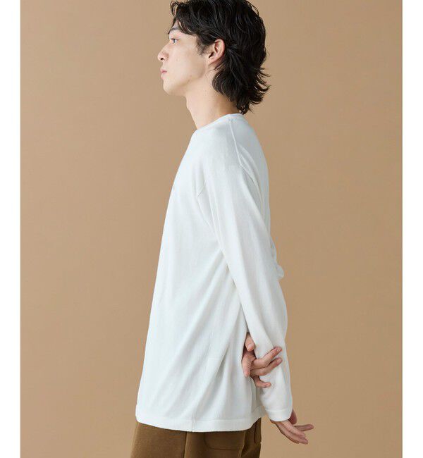 LACOSTE「サスティナブルニットTシャツ」|Tシャツ・カットソー|