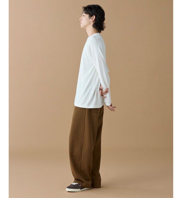 LACOSTE「サスティナブルニットTシャツ」|Tシャツ・カットソー|