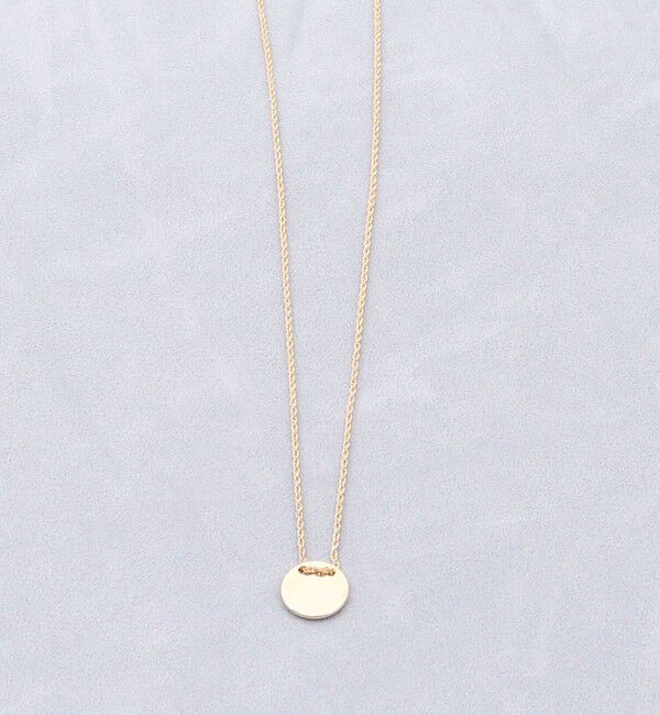 NOLLEY'S「【grace grace/グラスグラス】ラウンドプレートネックレス」|ネックレス|