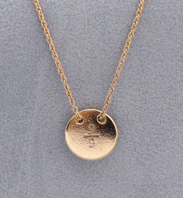 NOLLEY'S「【grace grace/グラスグラス】ラウンドプレートネックレス」|ネックレス|