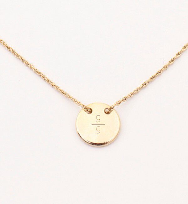 NOLLEY'S「【grace grace/グラスグラス】ラウンドプレートネックレス」|ネックレス|