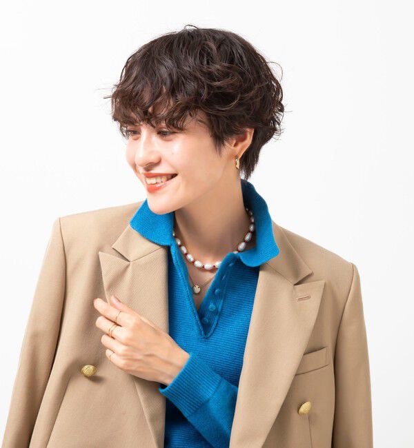 NOLLEY'S「【grace grace/グラスグラス】ラウンドプレートネックレス」|ネックレス|