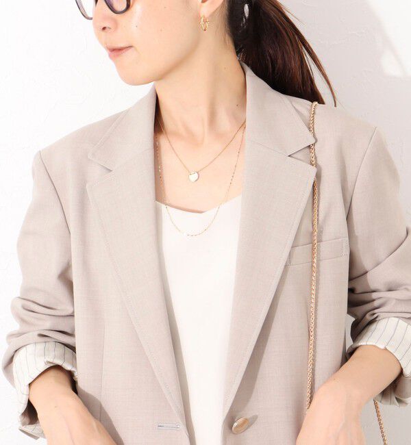 NOLLEY'S「【grace grace/グラスグラス】ラウンドプレートネックレス」|ネックレス|