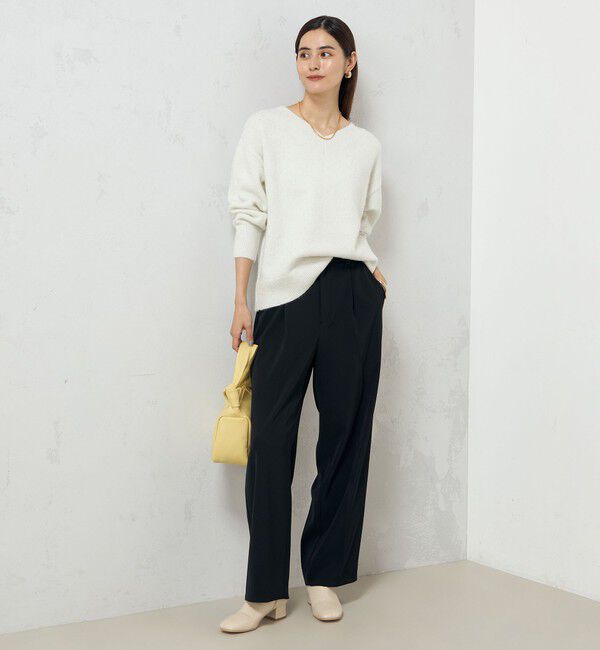 NOLLEY'S sophi「モヘヤラメスパンコール2WAYプルオーバーニット」|ニット・セーター|