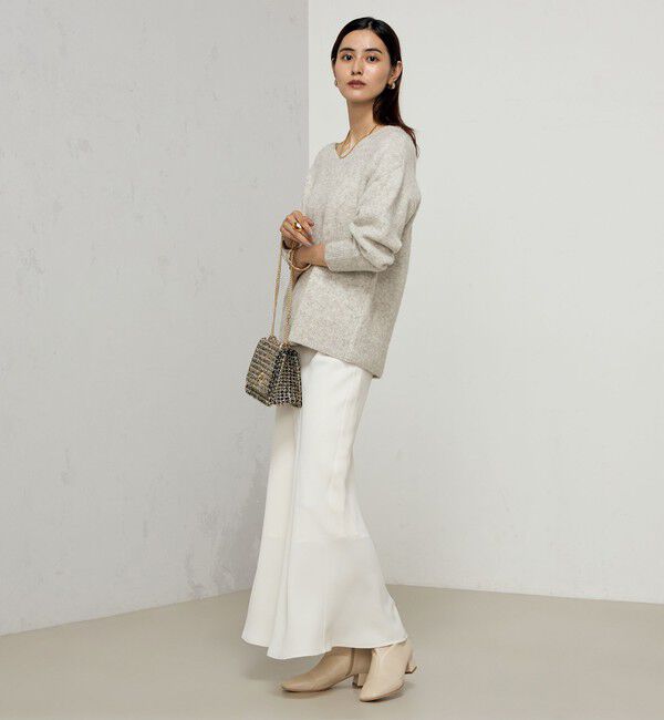 NOLLEY'S sophi「モヘヤラメスパンコール2WAYプルオーバーニット」|ニット・セーター|