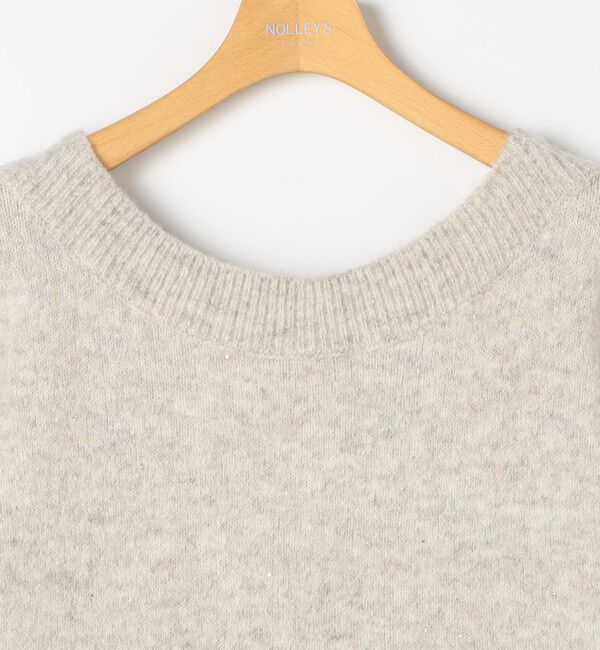 NOLLEY'S sophi「モヘヤラメスパンコール2WAYプルオーバーニット」|ニット・セーター|