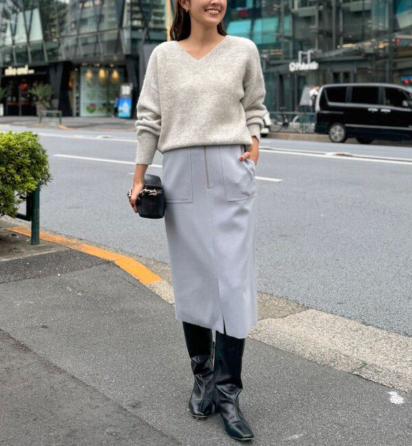 NOLLEY'S sophi「モヘヤラメスパンコール2WAYプルオーバーニット」|ニット・セーター|