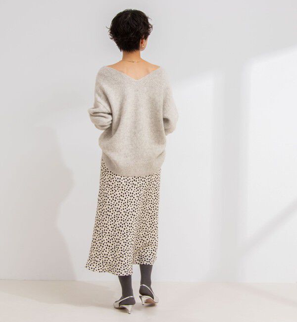 NOLLEY'S sophi「モヘヤラメスパンコール2WAYプルオーバーニット」|ニット・セーター|